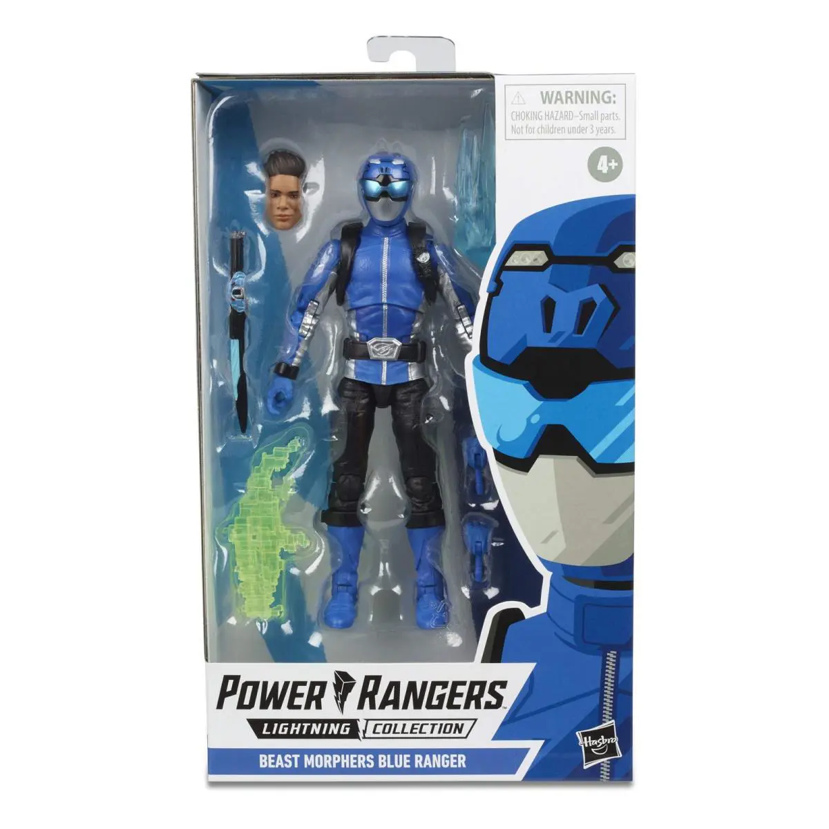 Power Rangers Lightning Collection 6 Beast Morphers Blue 6-Inch Multicolor