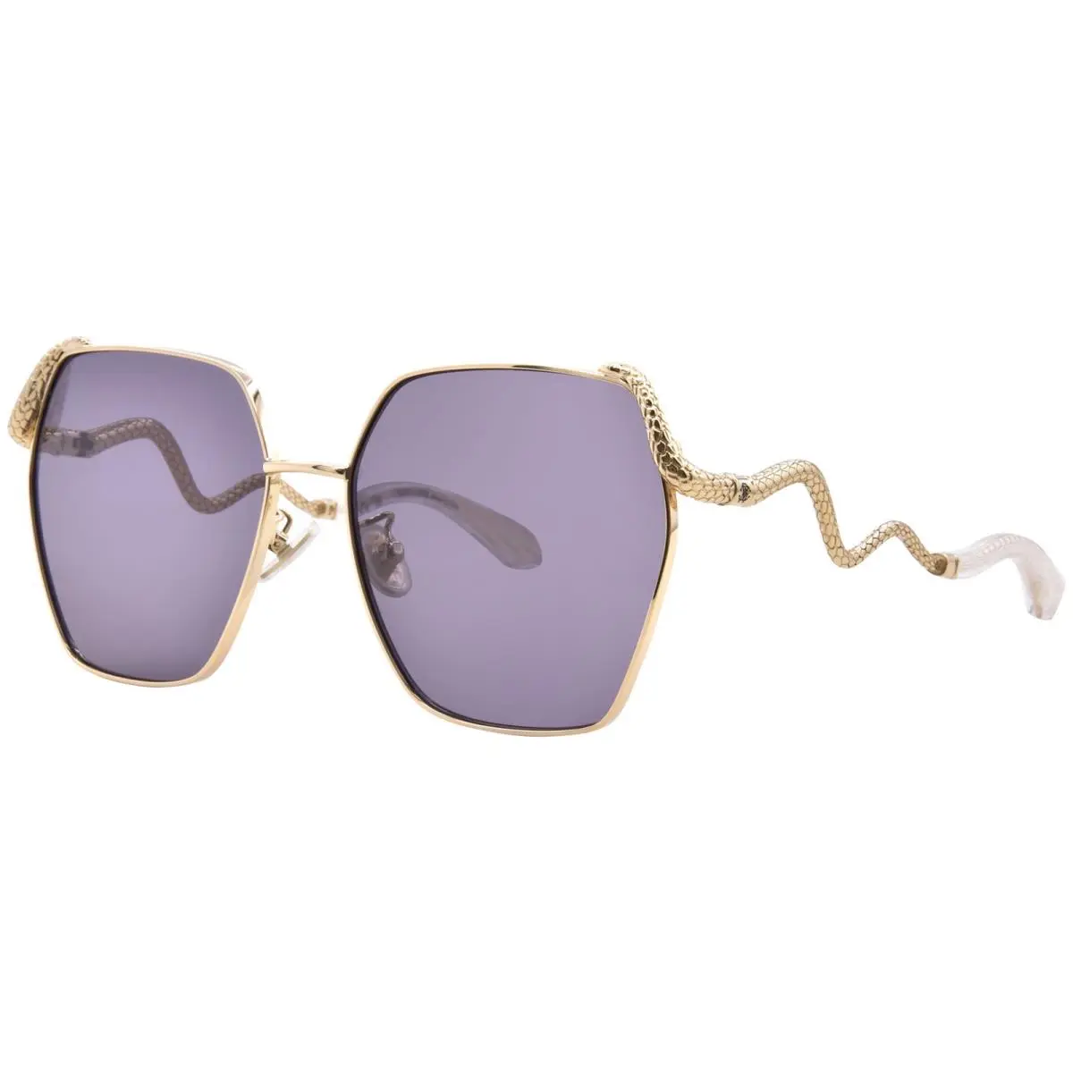 SRC035M 0300 Sunglasses Women`s Shiny Total Rose Gold/brown 59mm by Roberto Cavalli