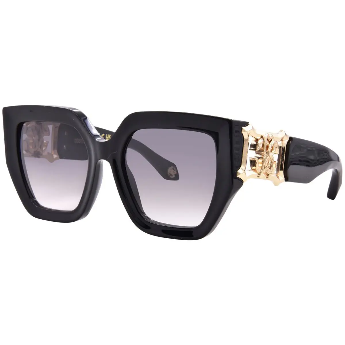 Roberto Cavalli SRC089 0700 Sunglasses Women`s Black/grey Gradient 54mm