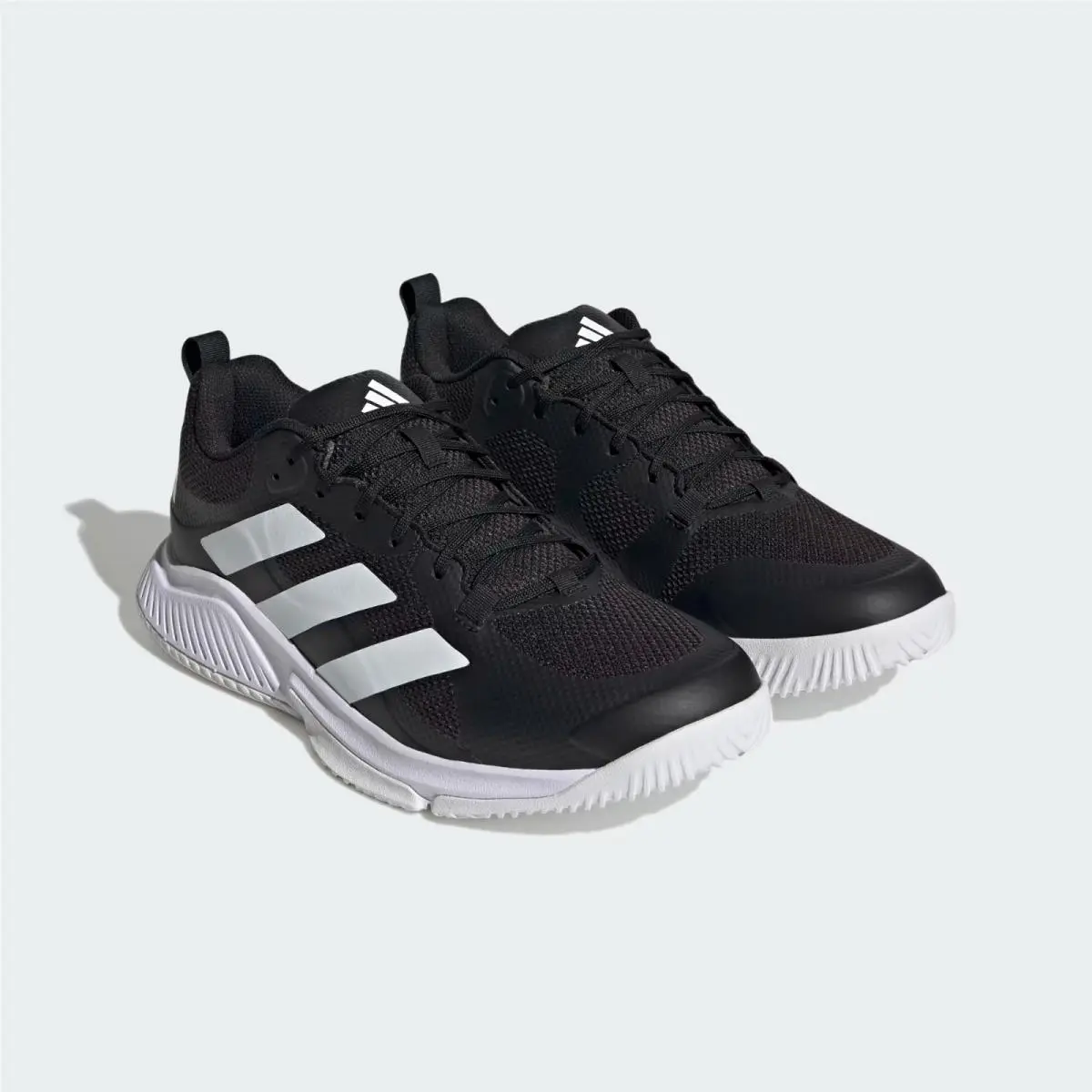 Adidas Court Team Bounce 2.0 HR0609 Men 13D Black White Volleyball Shoes GAL1468