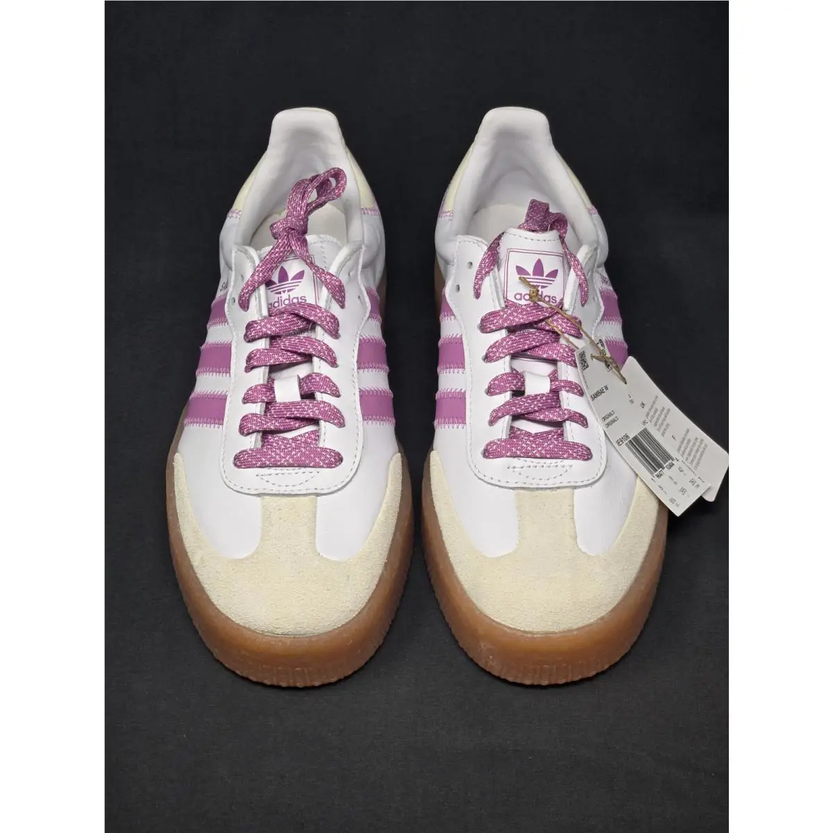 Adidas shoes - adidas Sambae - Sambae - IE9106 - White, Manufacturer: Cloud White/Preloved Purple/Off White 1