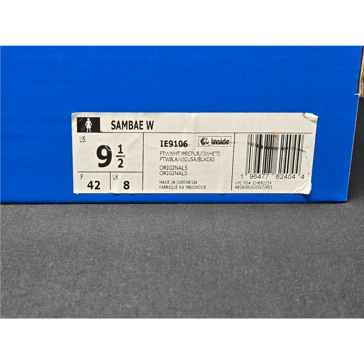 Adidas shoes - adidas Sambae - Sambae - IE9106 - White, Manufacturer: Cloud White/Preloved Purple/Off White 20