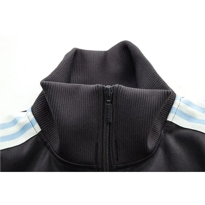 Adidas clothing - adidas Men`s Soccer Argentina Beckenbauer Track Top - IU2155 - Gray, Manufacture: Utility Black 11