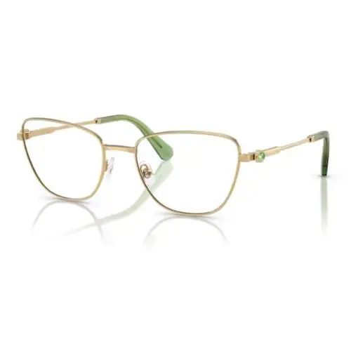 Swarovski SK1018 4014 Eyeglasses Women`s Rose Gold Full Rim Cat Eye 53mm