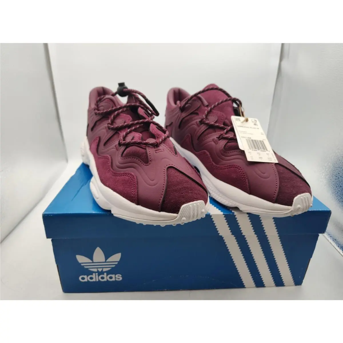 Adidas-ozweego Plus W-crimson Running Shoes-H01184-Women`s Shoes-size 11-NEW Box