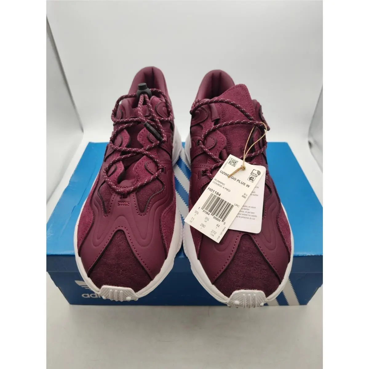 Adidas shoes - Adidas Ozweego Plus - Ozweego Plus - H01184 - CRIMSON / DARK RED / BURGUNDY (UPC: 191984958095) 1