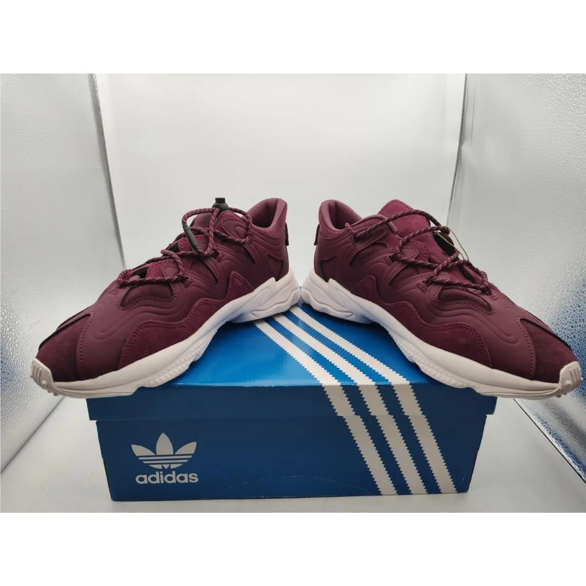 Adidas shoes - Adidas Ozweego Plus - Ozweego Plus - H01184 - CRIMSON / DARK RED / BURGUNDY (UPC: 191984958095) 3