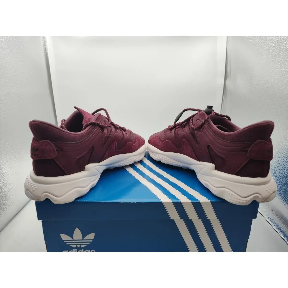 Adidas shoes - Adidas Ozweego Plus - Ozweego Plus - H01184 - CRIMSON / DARK RED / BURGUNDY (UPC: 191984958095) 6