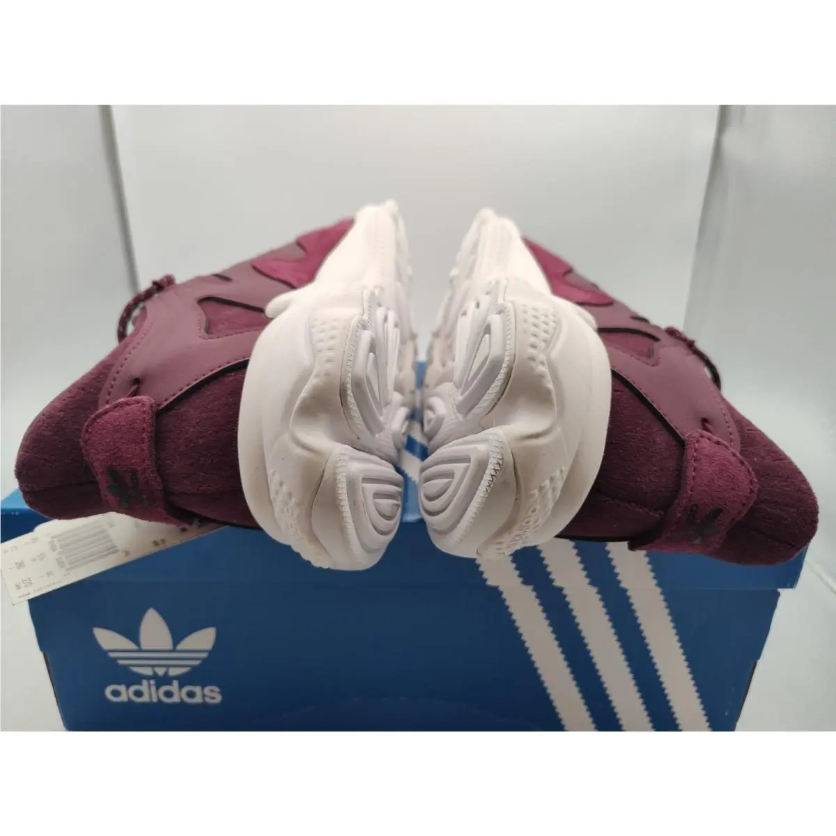 Adidas shoes - Adidas Ozweego Plus - Ozweego Plus - H01184 - CRIMSON / DARK RED / BURGUNDY (UPC: 191984958095) 9