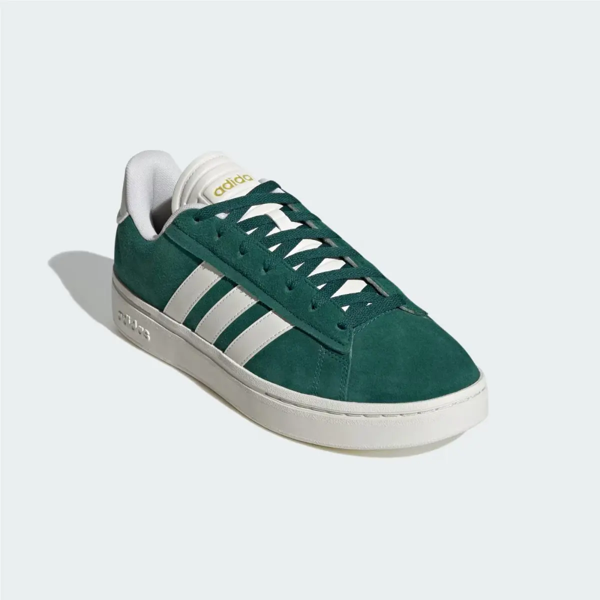 Adidas Grand Court Alpha IE1451 Sneaker Men`s 10 Green Sportswear Shoes RHS6163