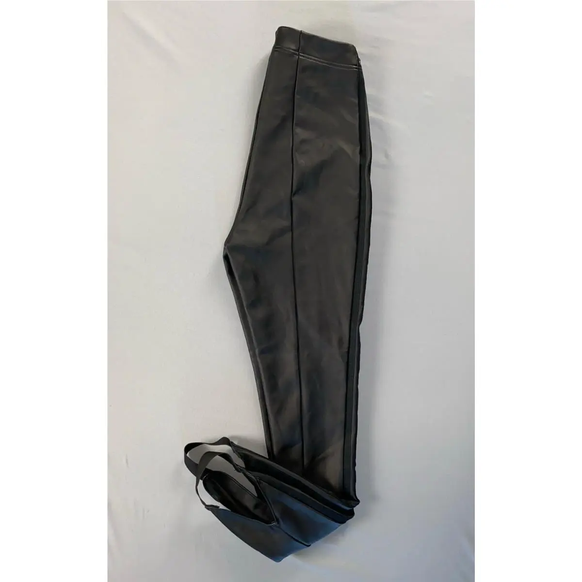 Adidas Originals Side Zip Athletic `leather Tights` Pants w/ Stirrups . XS
