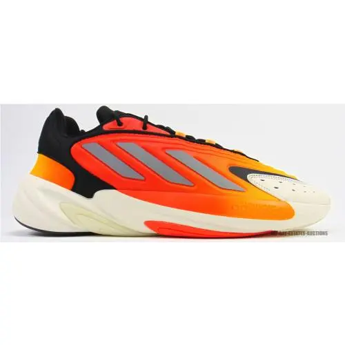 Adidas Ozelia G54894 Fiery Core Black Matte Silver Off White Men`s Size 13