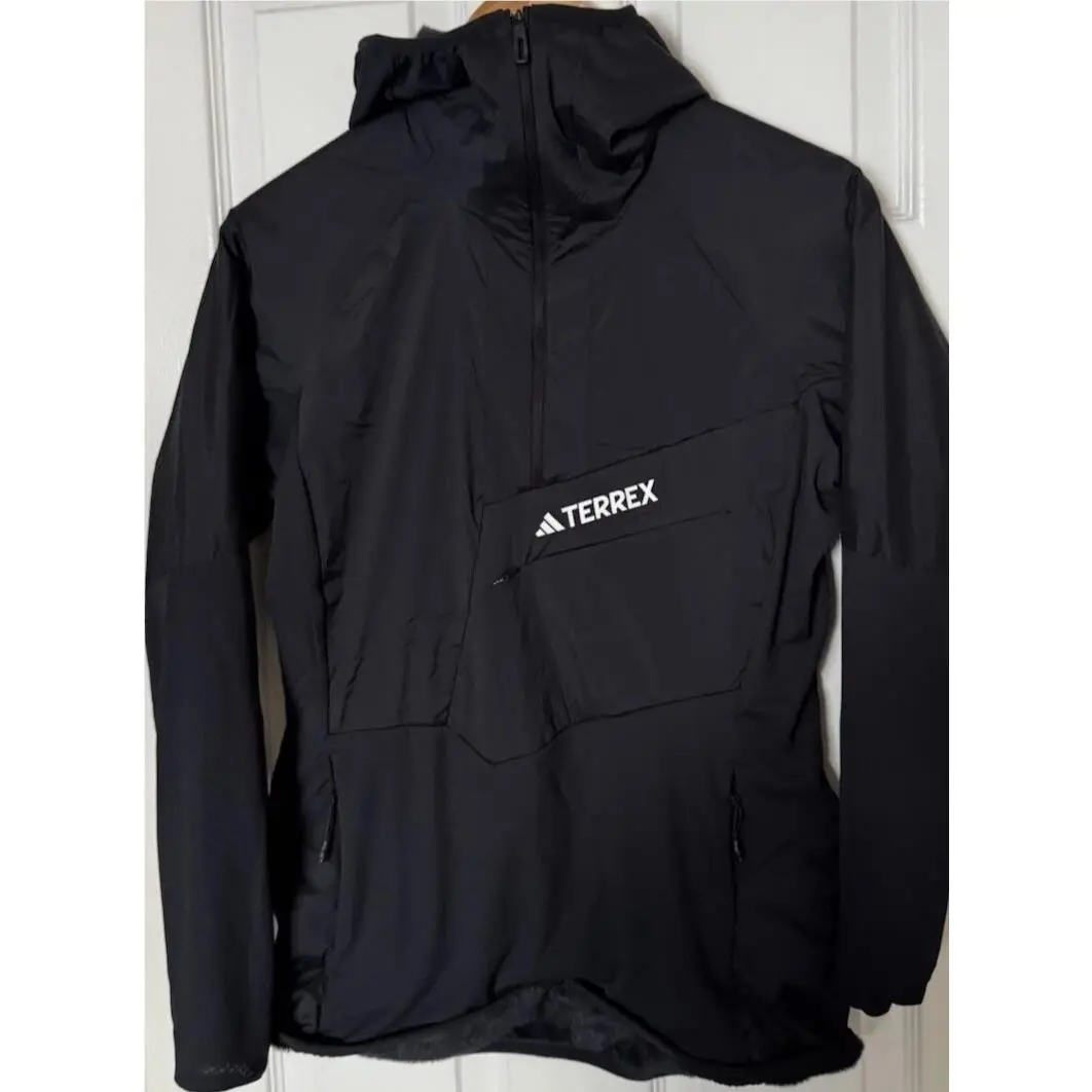 Adidas clothing - adidas Terrex Techrock Ultralight 1/2-zip - HY4144 - Black 0
