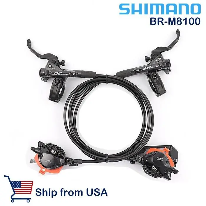 Shimano XT BL BR-M8100 Hydraulic Disc Brake Set Levers Pair Front Rear J03A