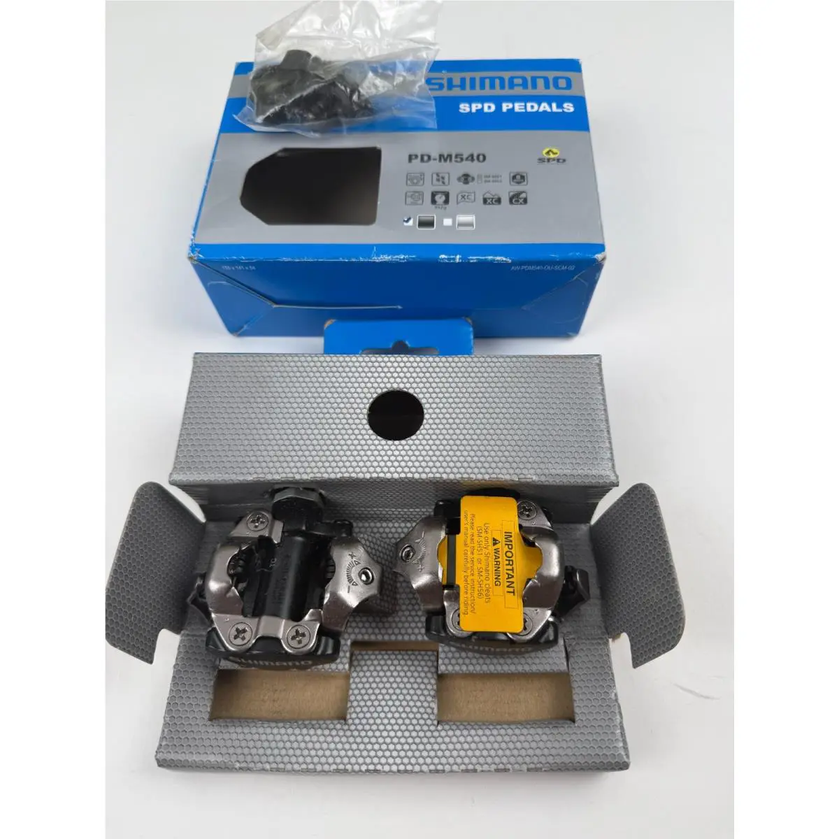 Shimano PD-M540 Pedal Set W/cleats Black