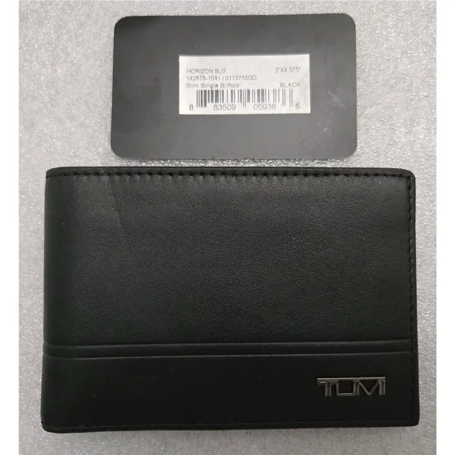 Tumi Horizon Slg 142875-1041/0113755DO Slim Single Billfold 3 x 4.375 Black