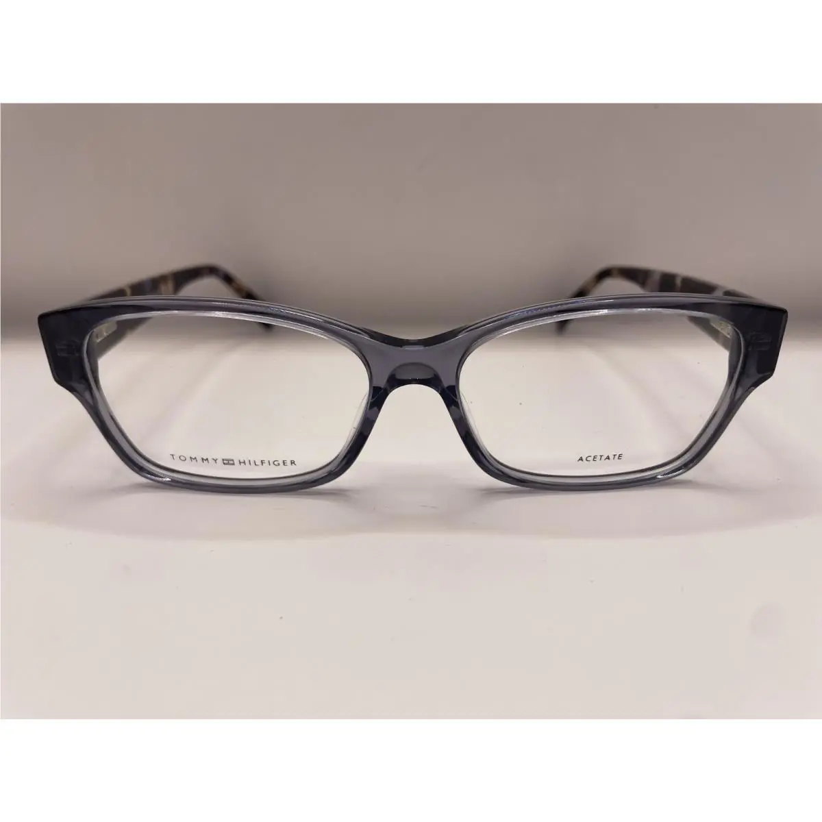Tommy Hilfiger TH 2055 Rectangular Clear Blue Eyeglass Frames 54-15-140