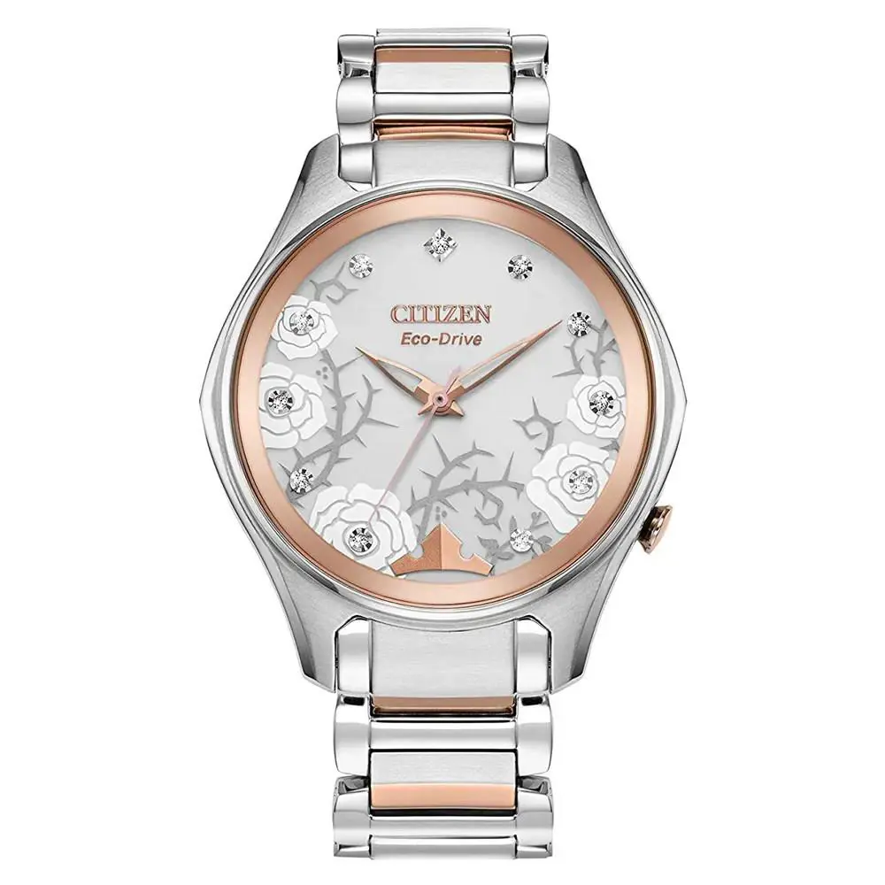 Citizen EM0594-53W Sleeping Beauty Aurora Disney Princess Diamond Women`s Watch
