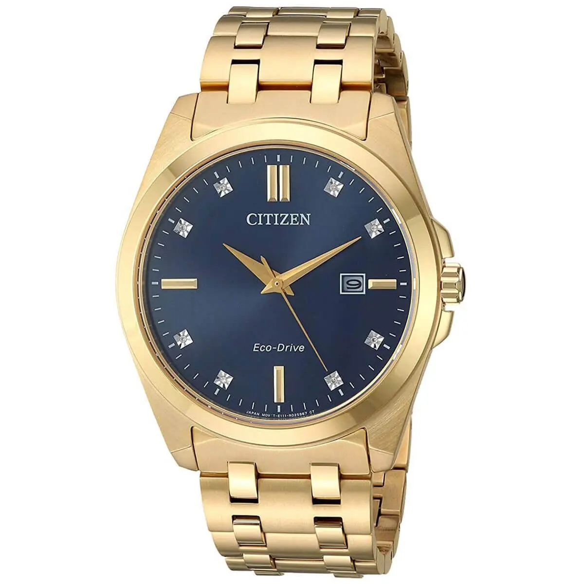 BM7103-51L Men`s Corso Yellow Gold Bracelet Diamond Watch by Citizen
