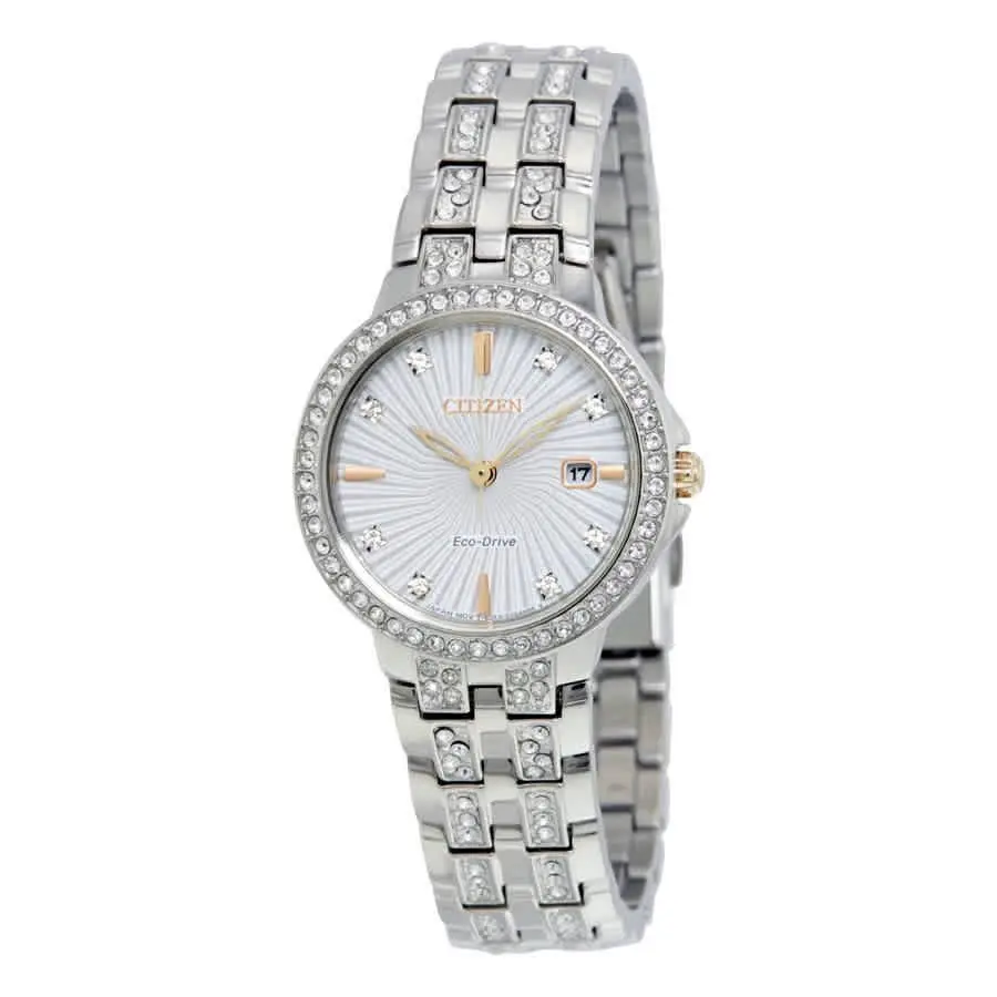 Citizen Silhouette Crystal Eco-drive Ladies Watch EW2340-58A