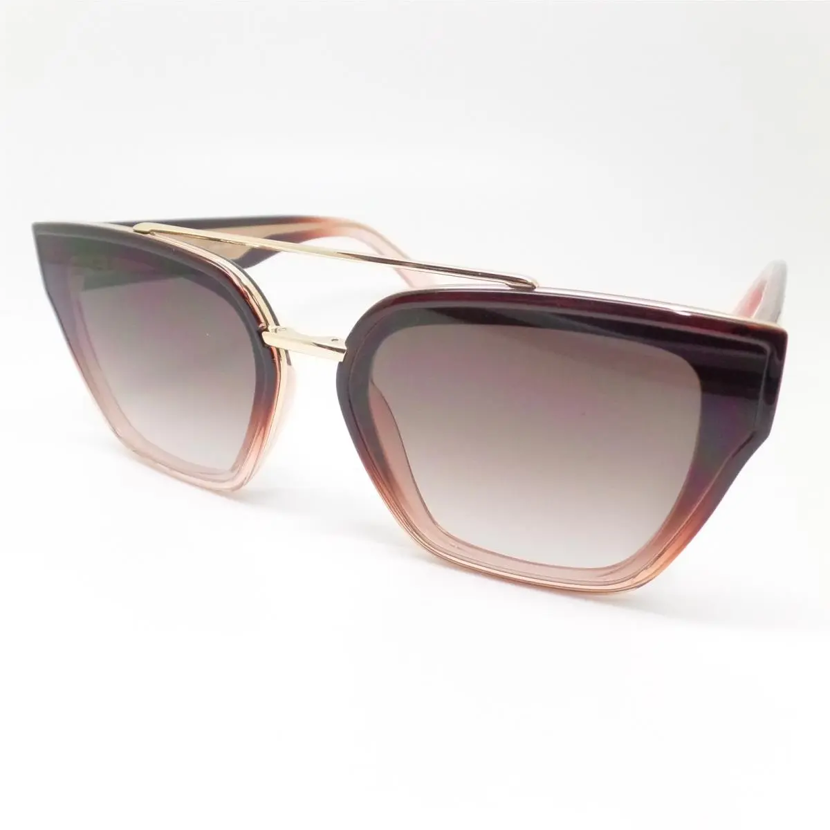 Quay Sweet Talker Brown Fade Gold Sunglasses 79944