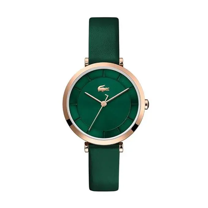 Lacoste 2001138 Geneva Analog Quartz Dial Women`s Watch 32mm Green