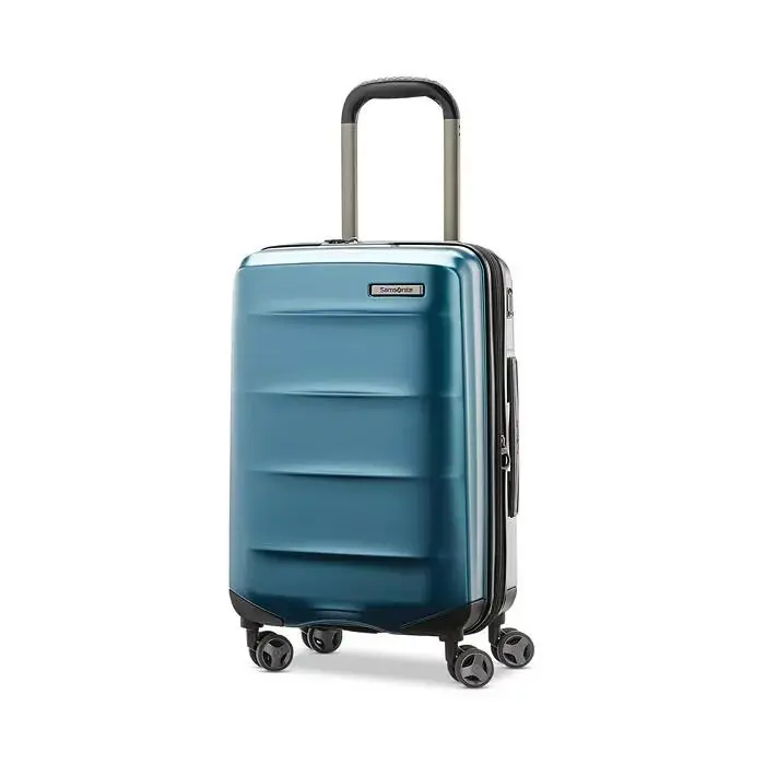 Samsonite Turquoise Octiv Expandable Carry-on Spinner Suitcase 22in B1177