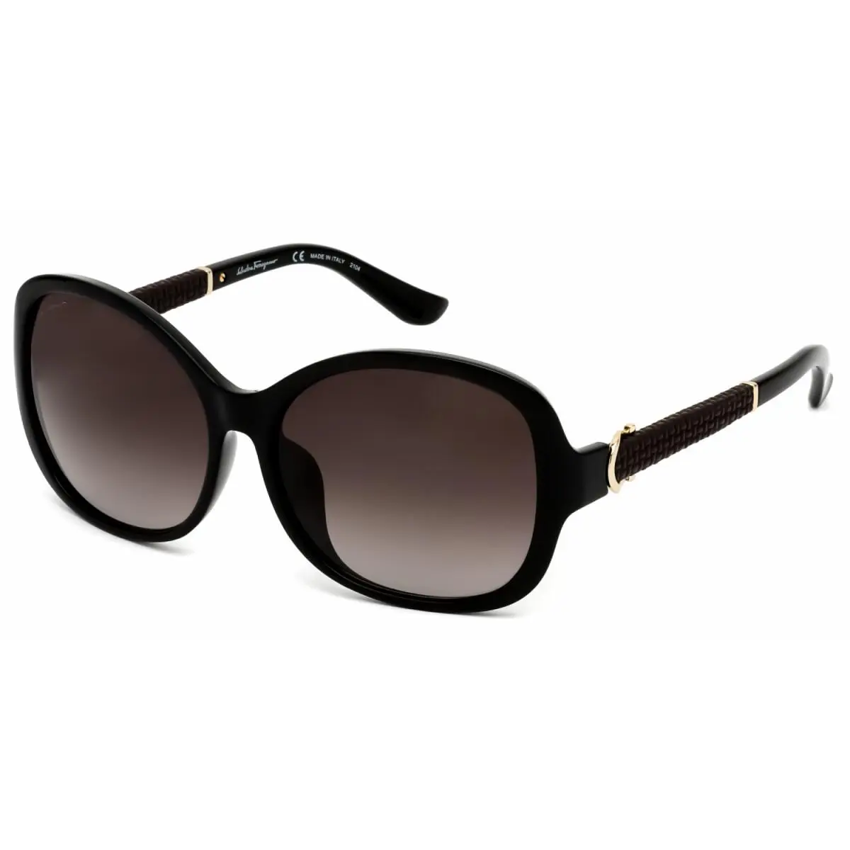 Salvatore Ferragamo SF744SLA 001 Black / Grey Gradient 59-15-135 Sunglasses