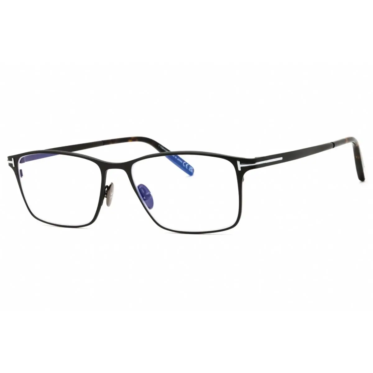 Tom Ford FT5935-B 009 Eyeglasses Matte Gunmetal Clear Frame 54mm