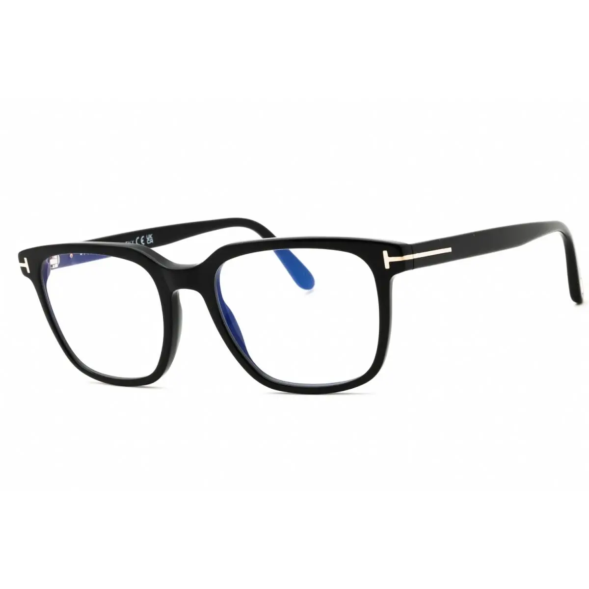FT5818-B 001 Eyeglasses Shiny Black Clear Frame 53mm by Tom Ford