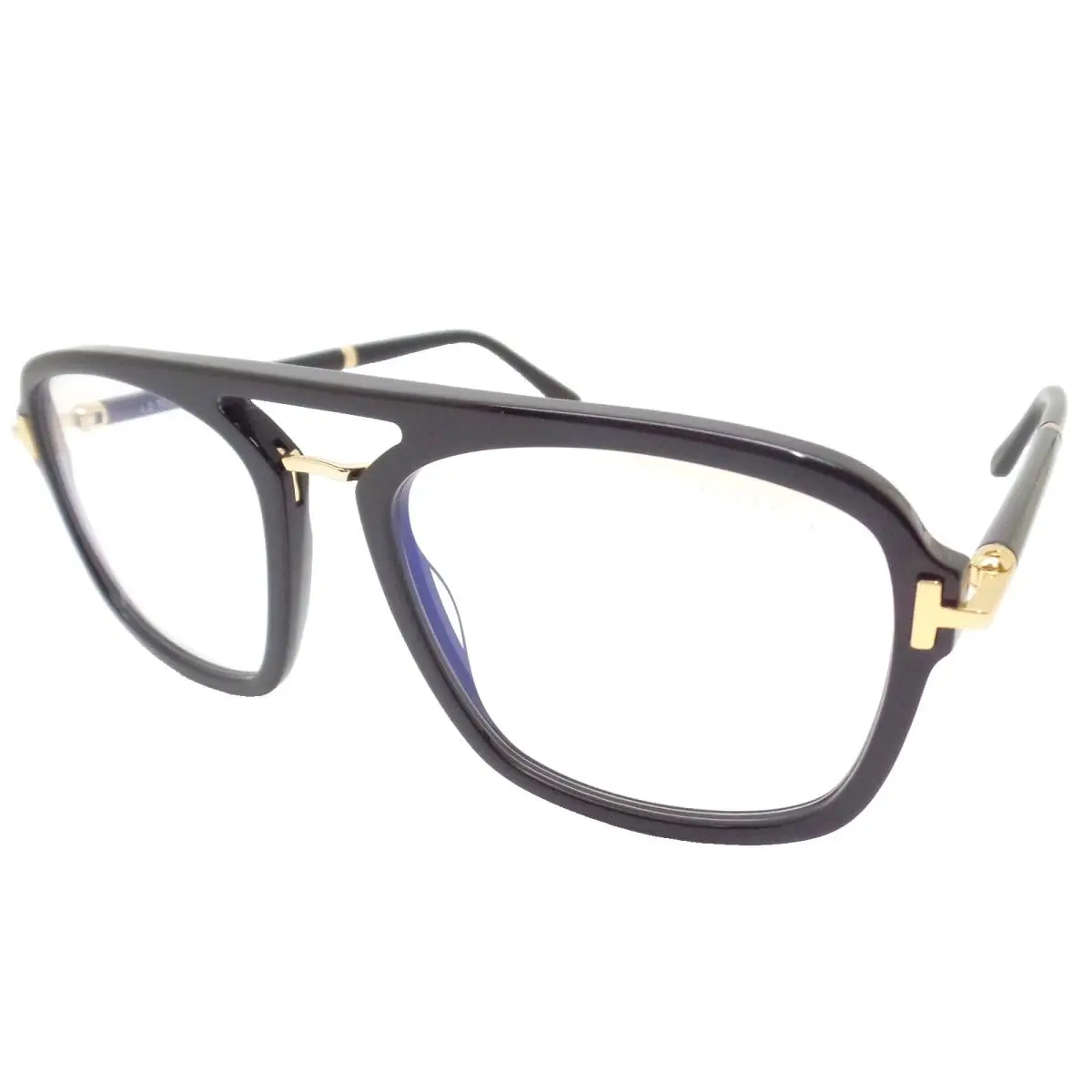 Tom Ford TF 6086 001 Black 54mm Blue Block Frames