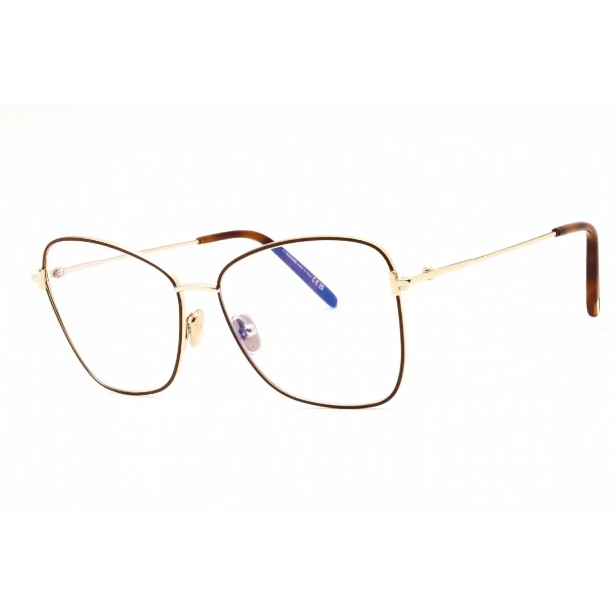 Tom Ford TF5906B-046-55 Eyeglasses Size 55mm 15mm 140mm Brown Women