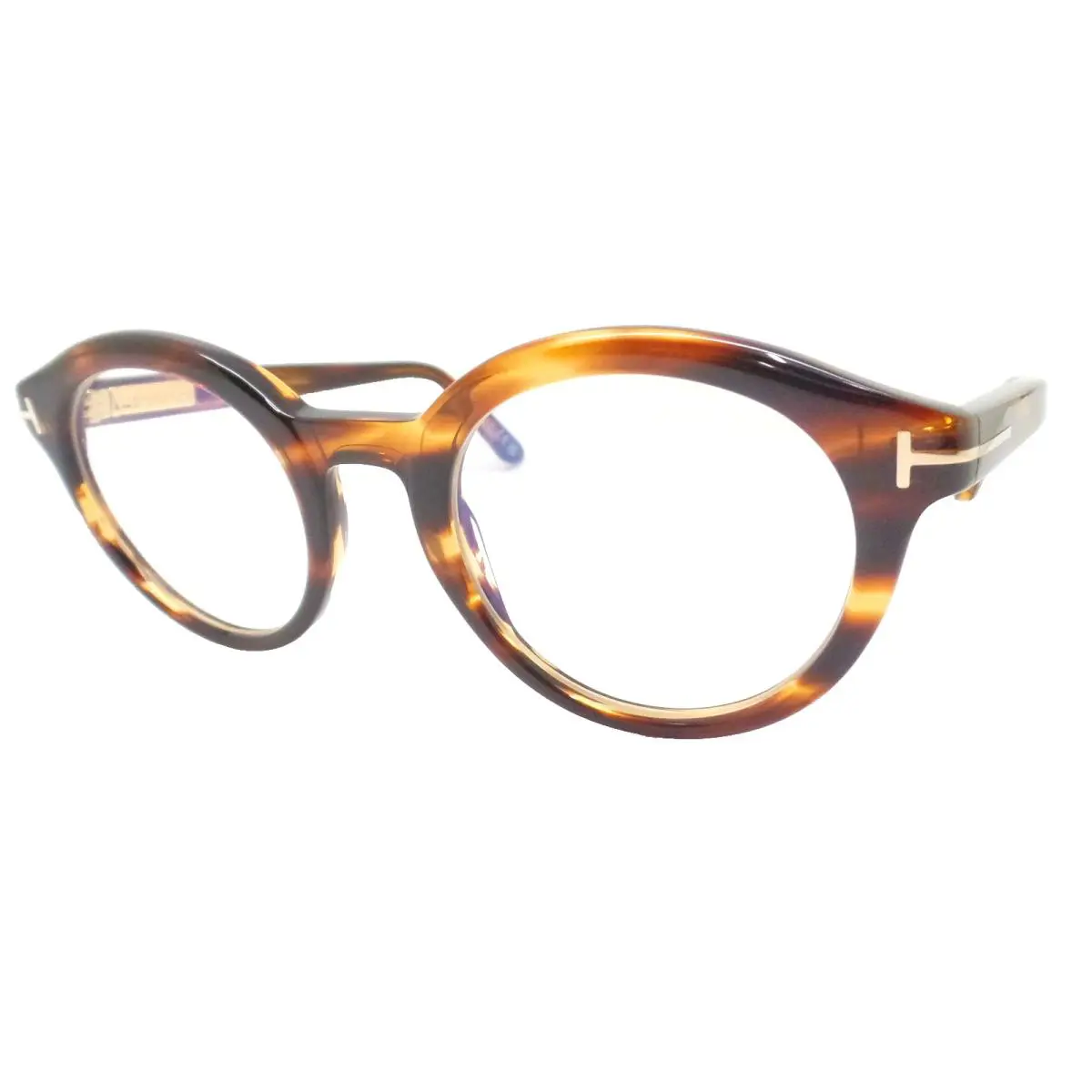 Tom Ford TF 6061 055 Coloured Havana 50mm Blue Block Frames