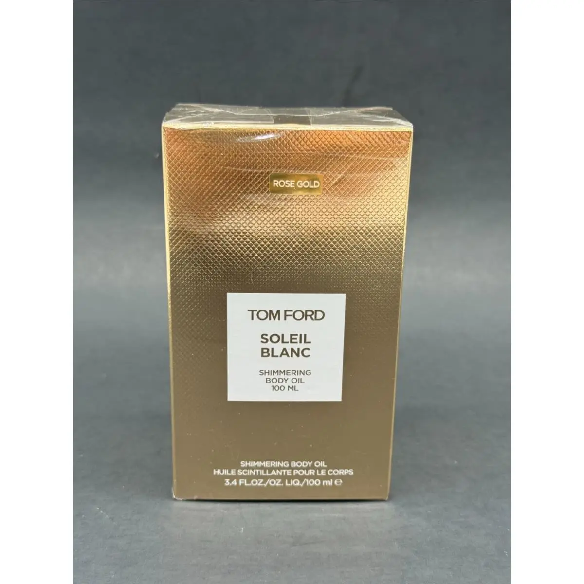 Tom Ford Ladies Private Blend Soleil Blanc Shimmering Body Oil Rose Gold 3.4oz