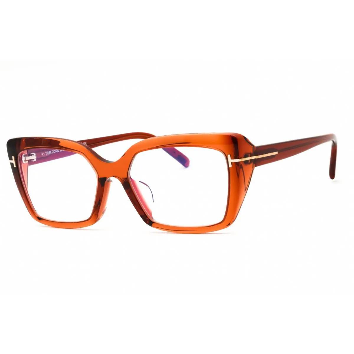 Tom Ford FT5991-F-B 048 Eyeglasses Brown Frame 56mm