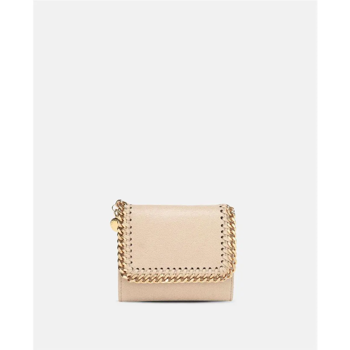 Stella Mccartney Women`s Wallet Bag Small Flap Beige 431000-W9955-6875