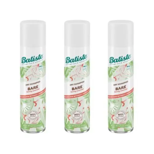 3 Pack Batiste Dry Shampoo Bare 5.71 Oz