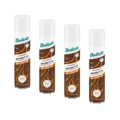 4 Pack Batiste Dry Shampoo Medium Brunette 3.81 oz