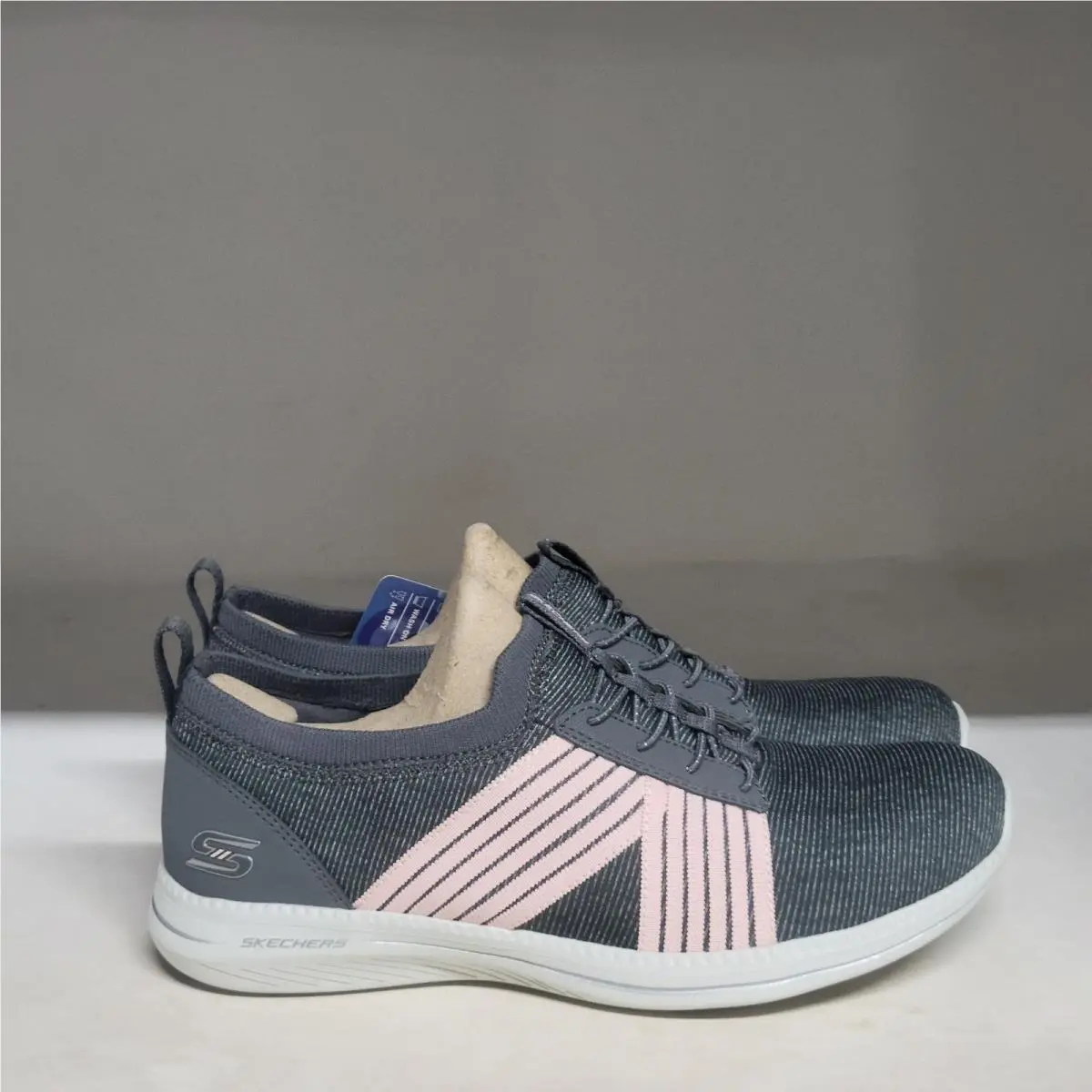 Skechers City Pro Easy Moving Charcoal/pink Womens Size 8M
