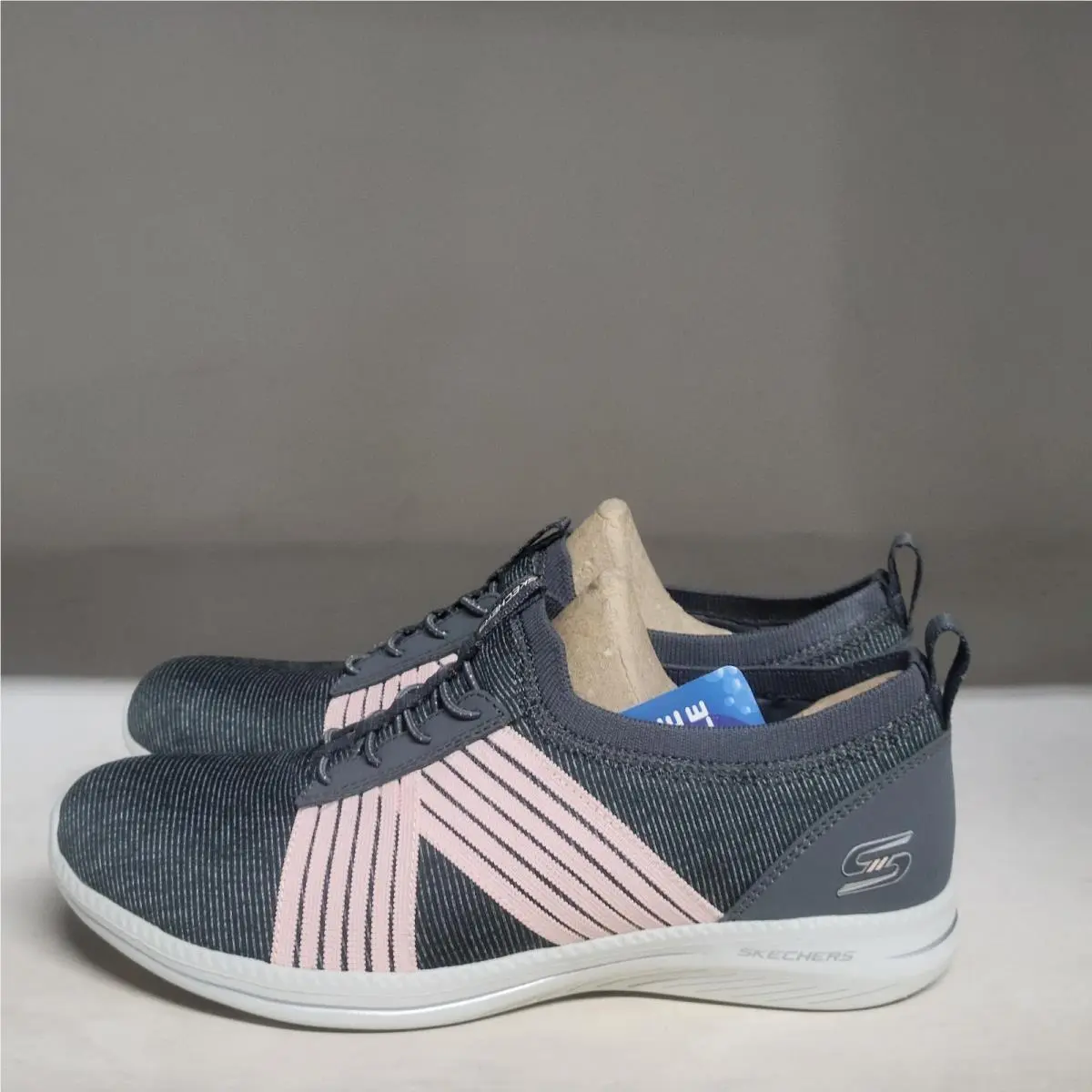 Skechers shoes - Skechers City Pro Easy Moving - 23748/BKAQ - Charcoal/Pink (UPC: 193642086805) 2