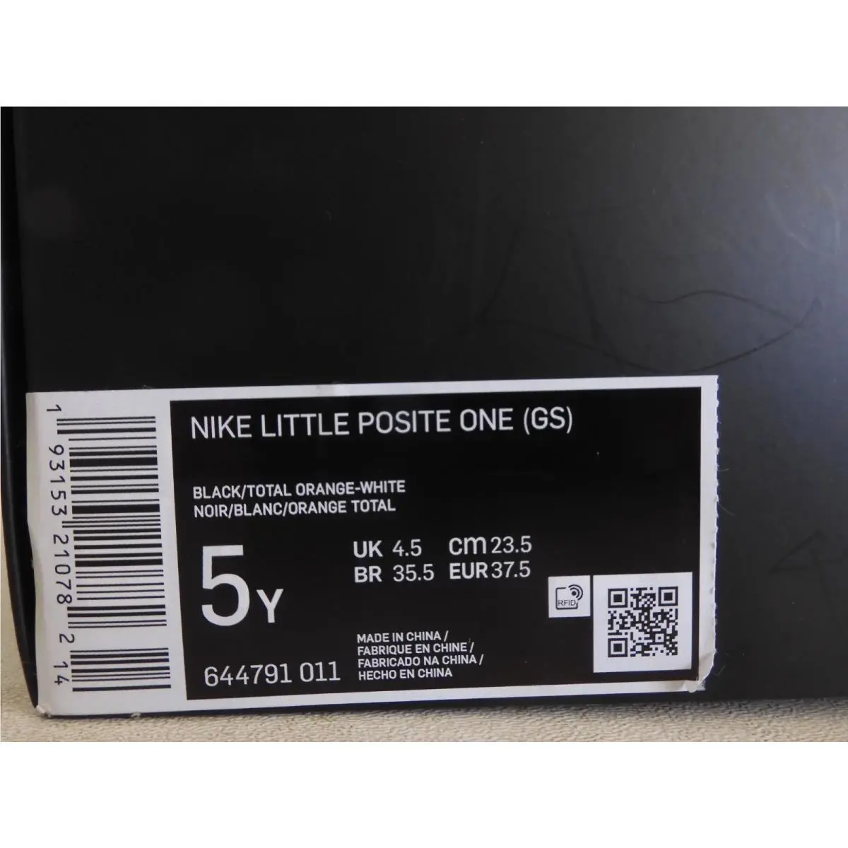 Nike shoes - Nike Little Posite - Little Posite - 644791011 - Black 6