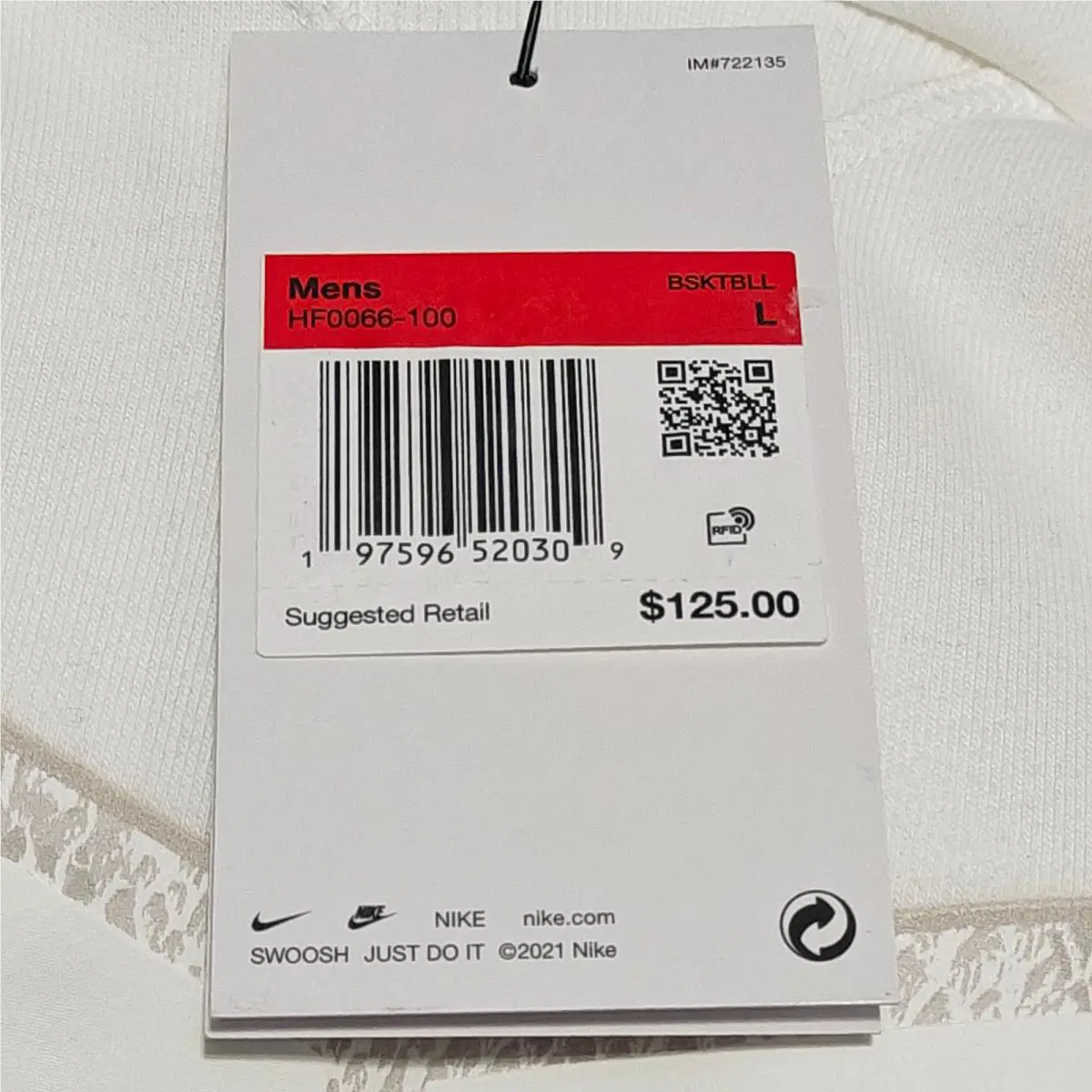Nike clothing - HF0066-100 - HF0066100 - White 0