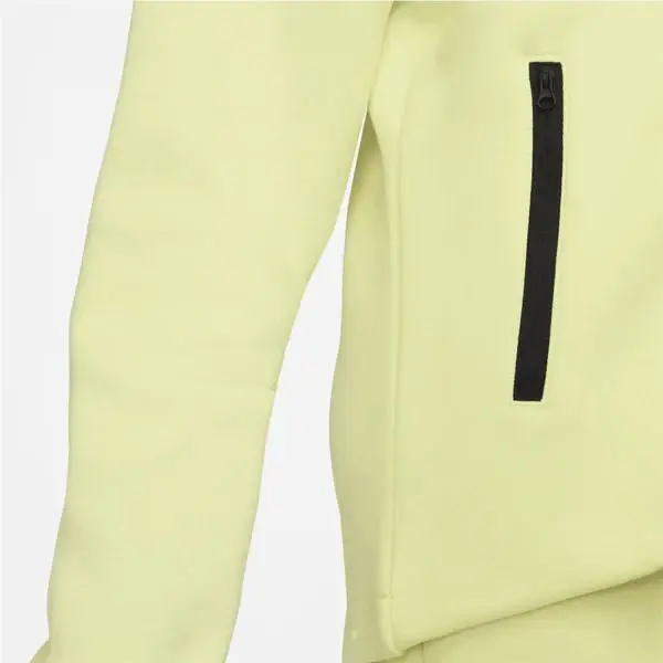 Nike clothing - Nike Sportswear Tech Fleece Windrunner Women`s Full-Zip Hoodie - FB8338-331 - Luminous Green/Black 2