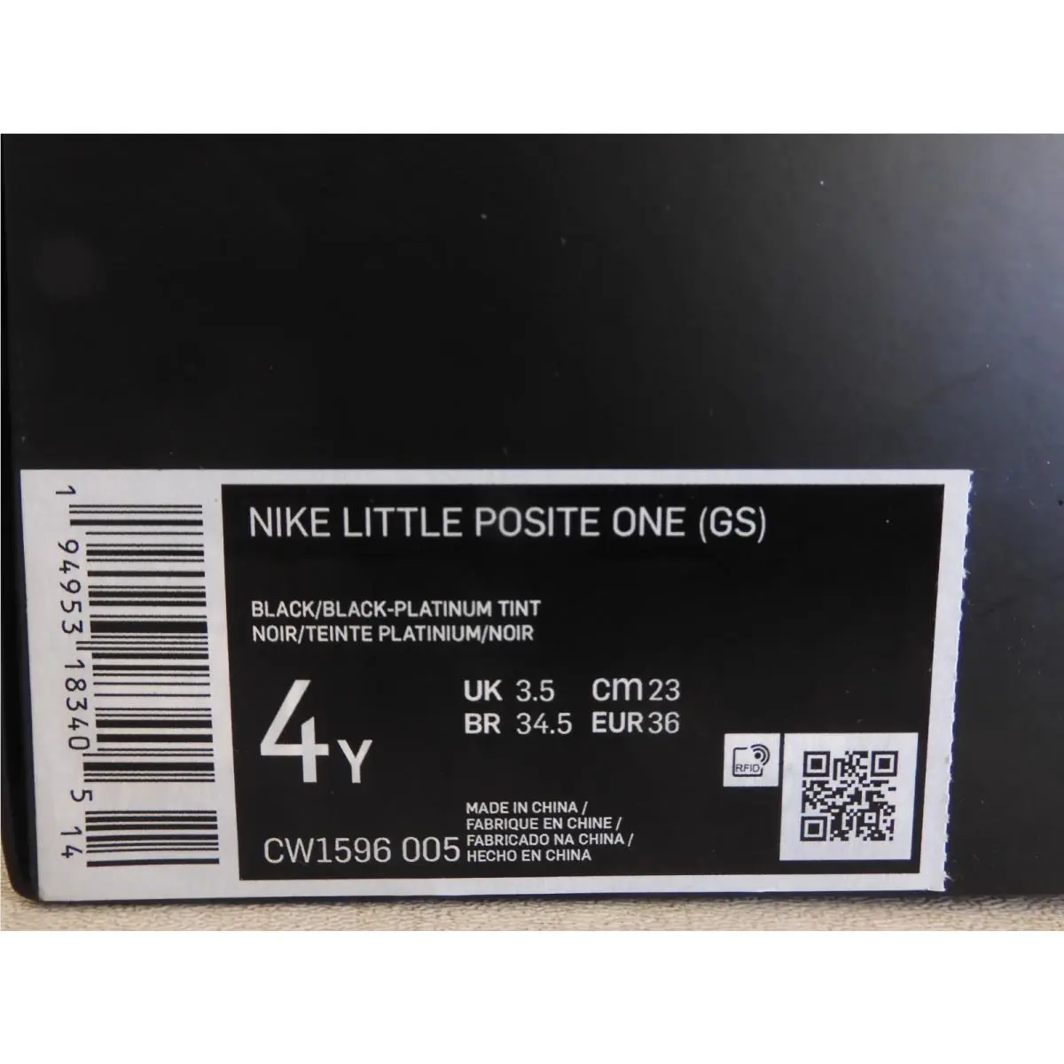 Nike shoes - Nike Little Posite - Little Posite - CW1596005 - Black 22