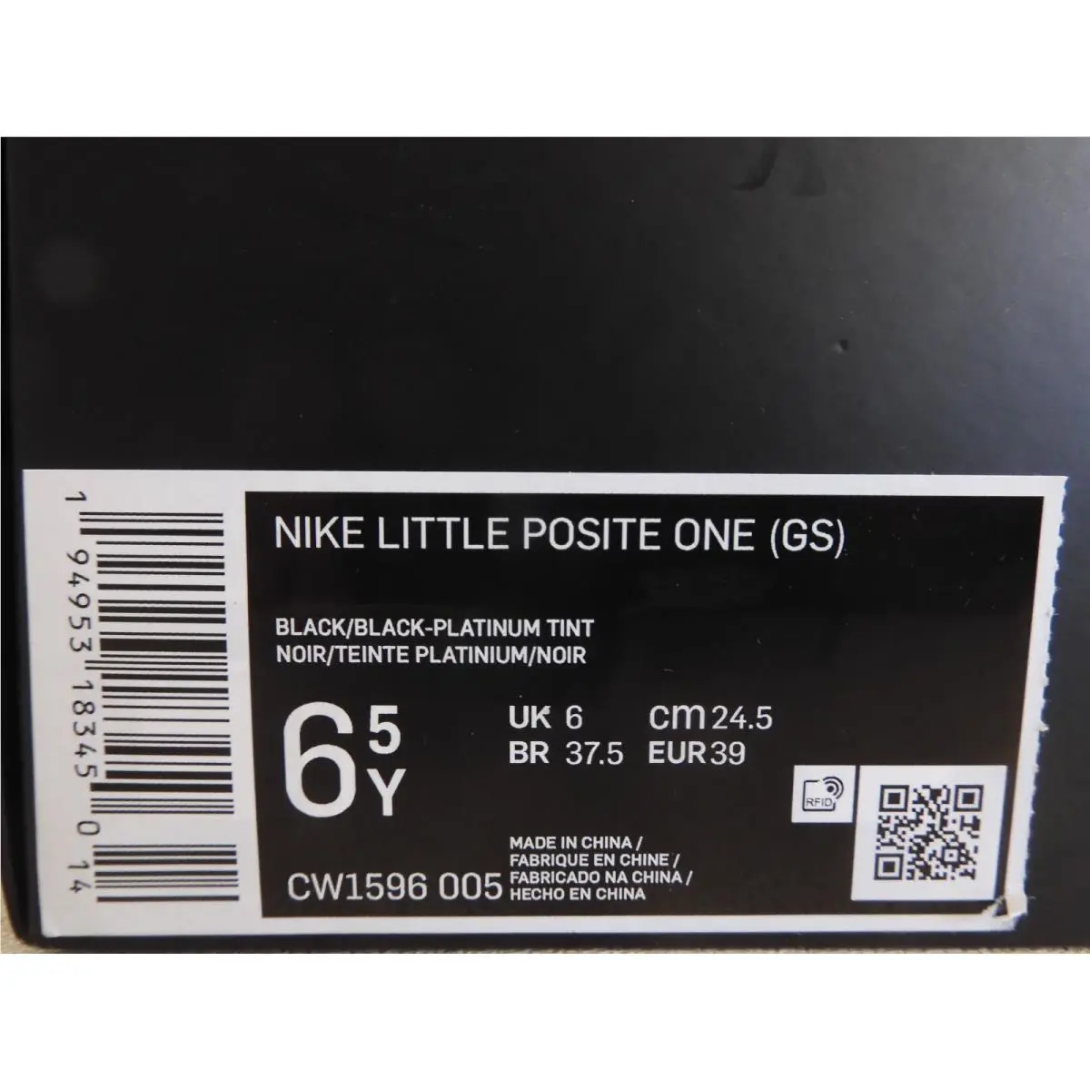 Nike shoes - Nike Little Posite - Little Posite - CW1596005 - Black 30
