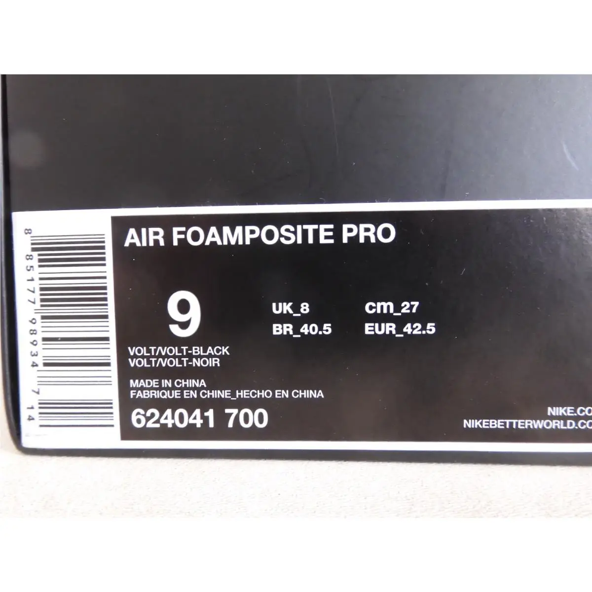 Nike shoes - Nike Air Foamposite Pro - Air Foamposite Pro - 624041-700 - Green 6