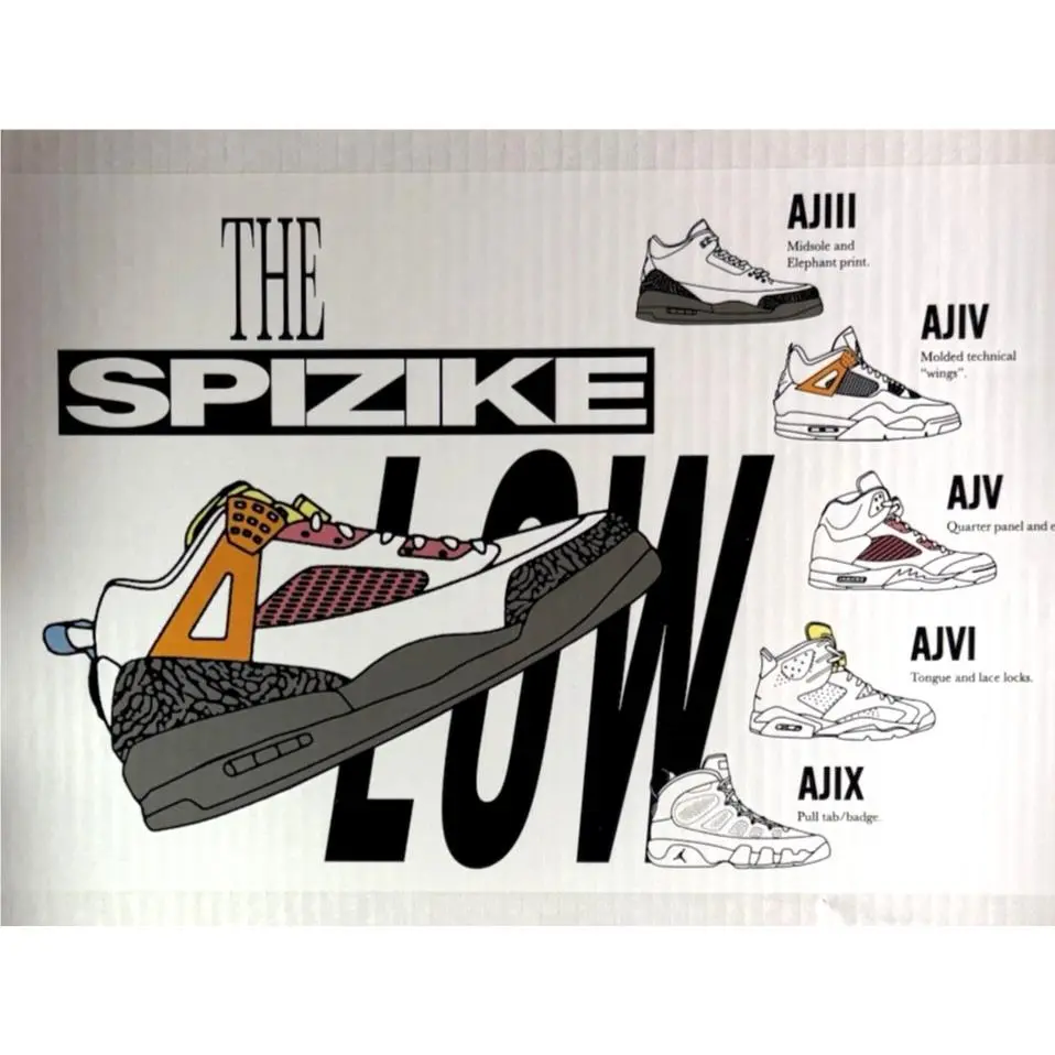 Nike shoes - Jordan Spizike - Spizike - FQ1759-140 - White-Midnight Navy 34