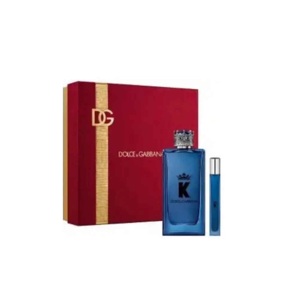 K By Dolce Gabbana 2 Pc Gift Set with 6.7oz+0.33oz Edp Spray