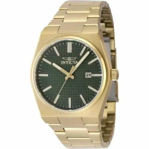 Invicta Speedway 48399 Men 40mm Stainless Steel Gold Green Dial PC32 Quartz