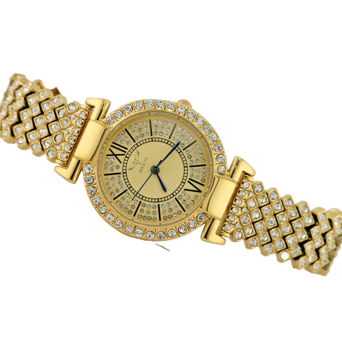 Invicta 69061 Wildflower Gold Tone Steel Womens Watch Crystal Dial 34MM